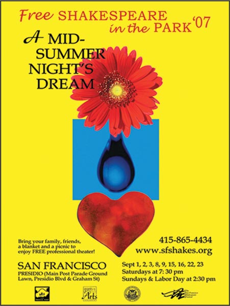 Free Shakes 2007 poster - A Midsummer Night's Dream